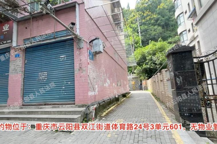 重庆市云阳县双江街道体育路24号3单元601房屋及部分室内家具